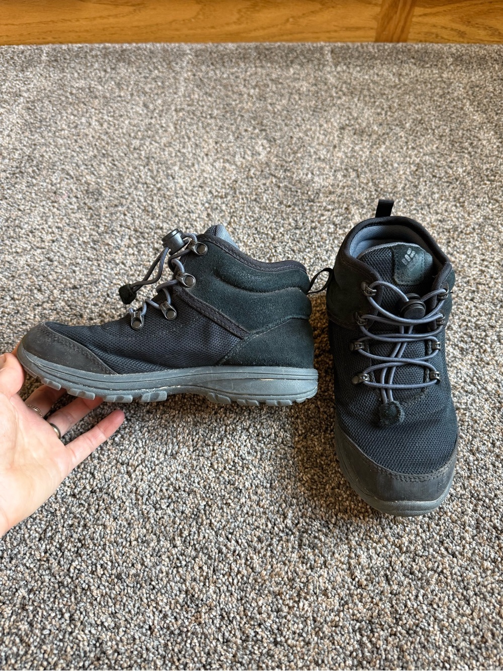 Columbia Black Kid’s Low-Cut Hiking Boots